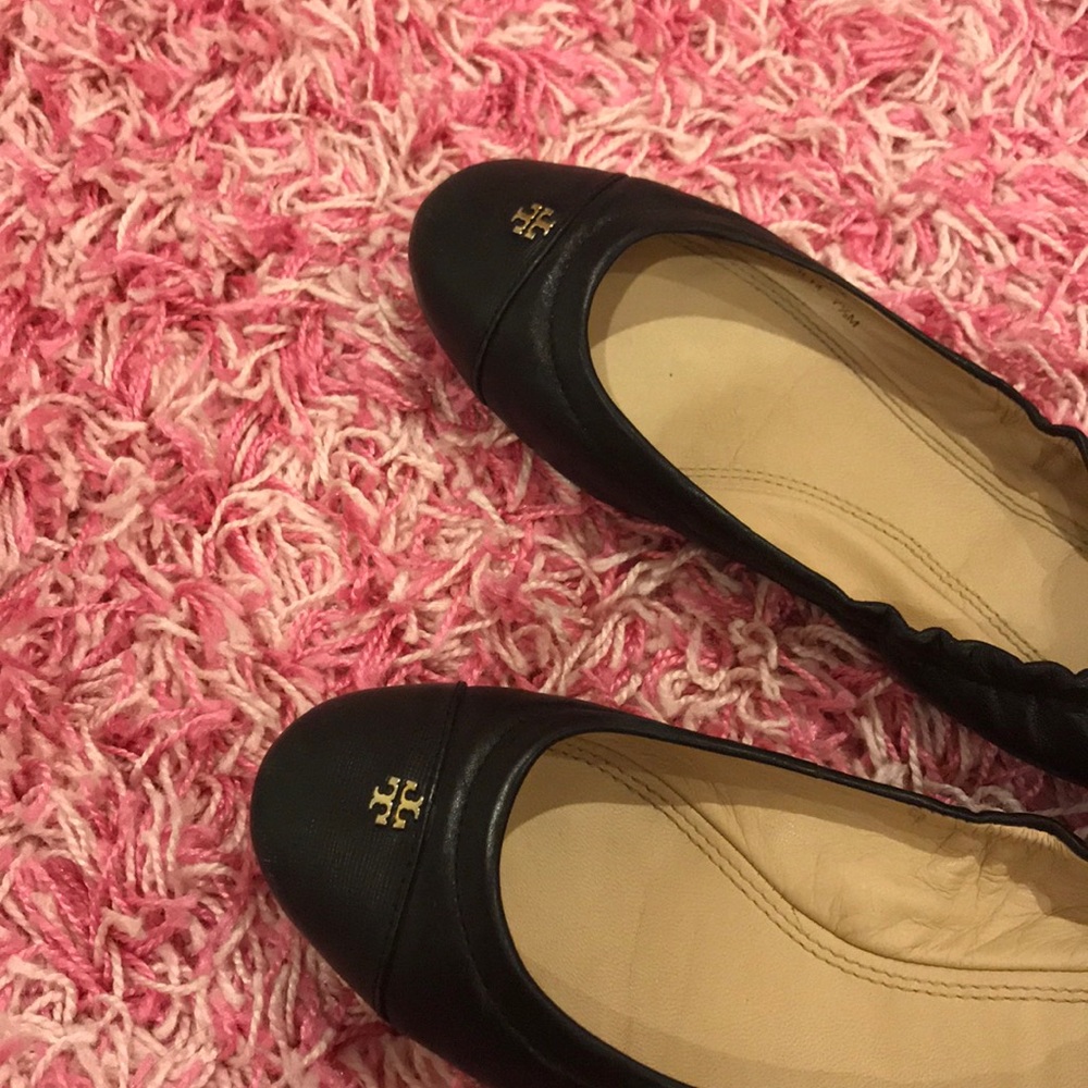 Tory Burch Black Flats - Picture 2 of 5